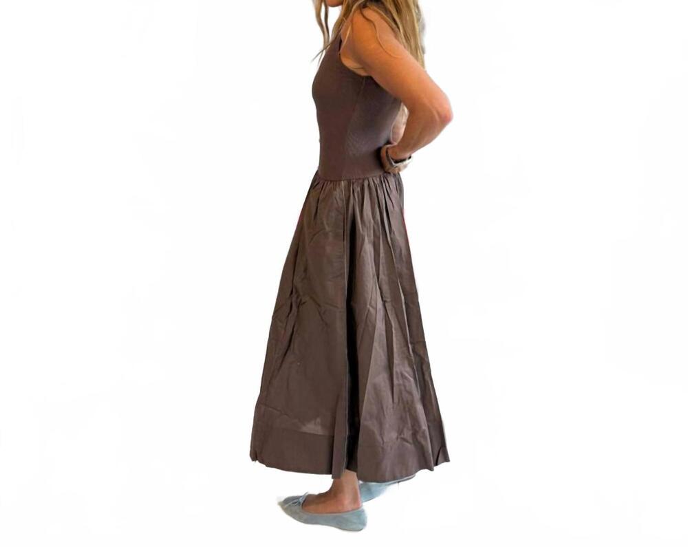 NEW KERRI ROSENTHAL tank dress in brown
